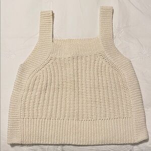 Wilfred Off-White Knit Tank